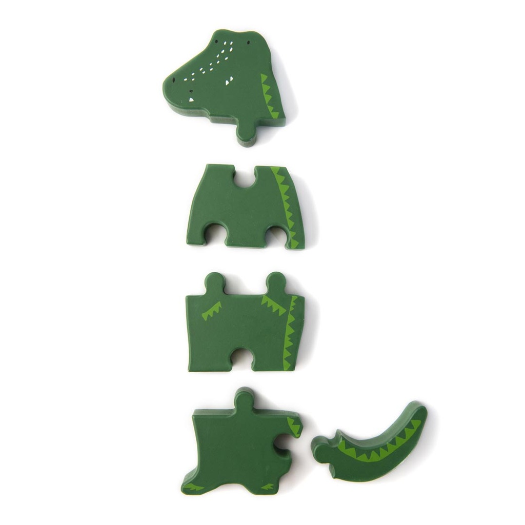 Wooden Body Puzzle - Mr. Crocodile Trixie