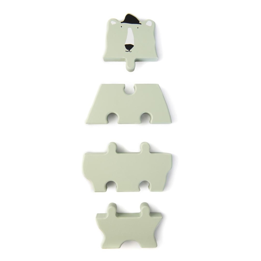 Wooden Body Puzzle - Mr. Polar Bear Trixie