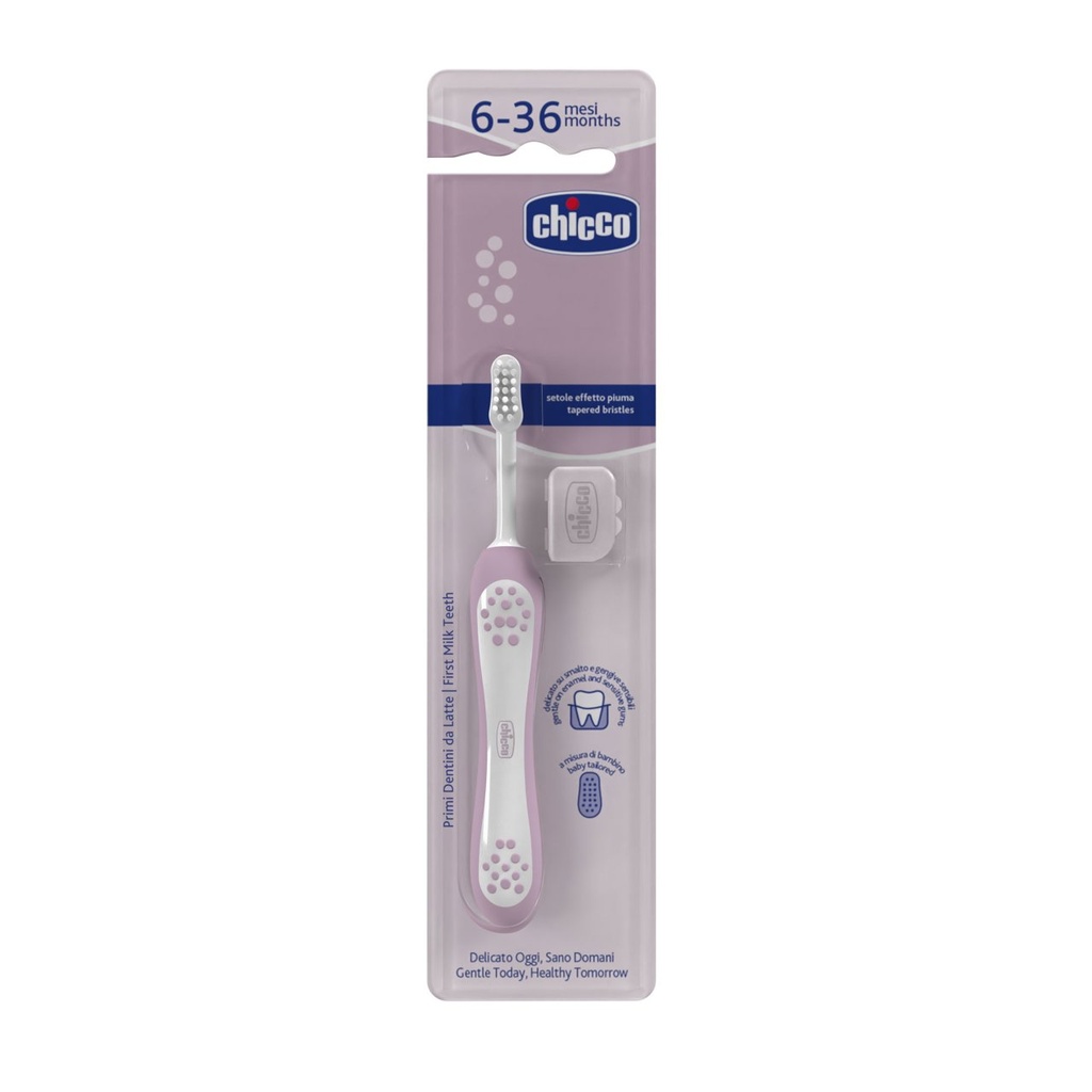Cepillo de dientes Lila c/tapa 6-36m Chicco