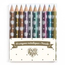 10 Chichi Mini Metalic Pencils Lovely Paper