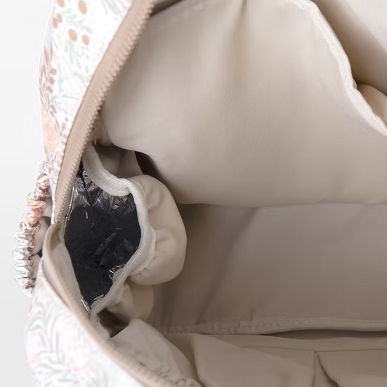 Mochila Maternal Poetry Flores Beige Suavinex