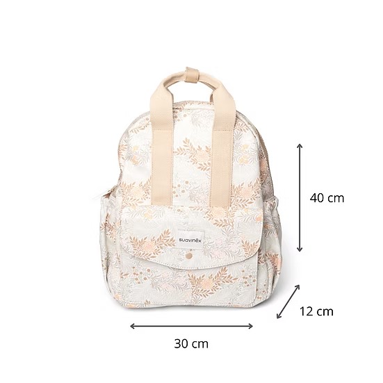 Mochila Maternal Poetry Flores Beige Suavinex