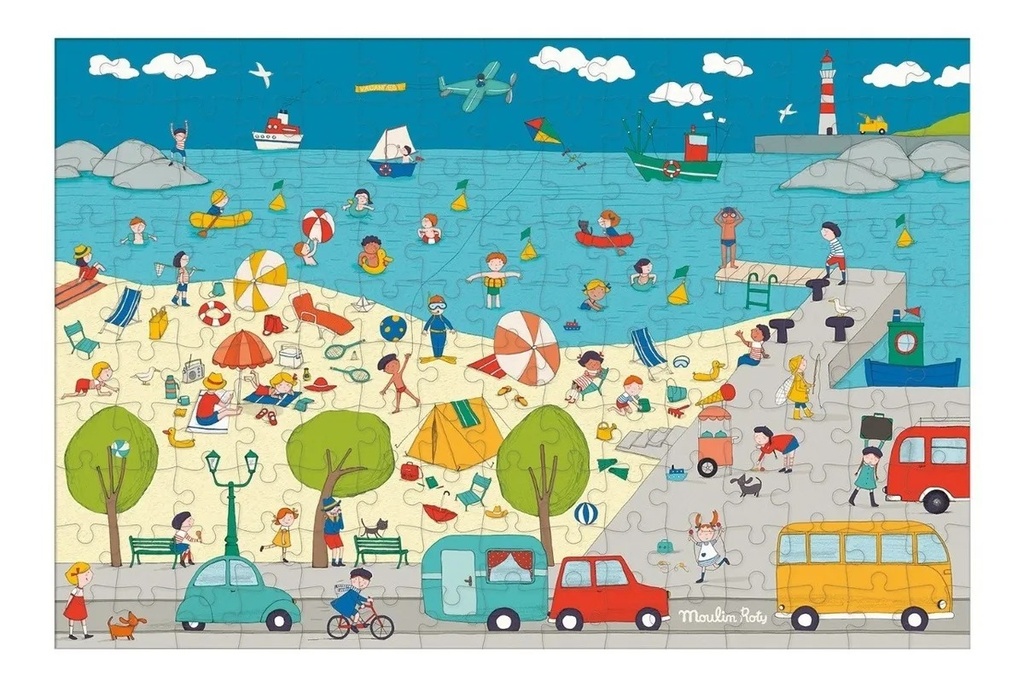 Puzzle En El Mar (150 Piezas) Moulin Roty