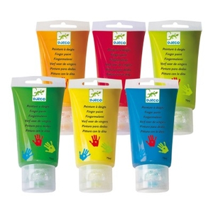 6 Finger Paint'S Tubes Design By By Djeco