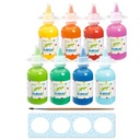 8 Bottles Of Poster Paint Design By By Djeco
