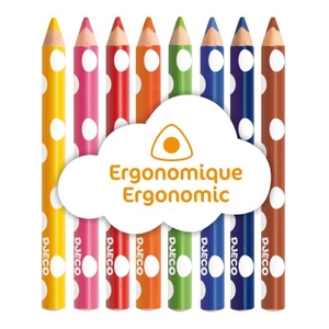 8 Colouring Pencils For Little Ones Design By By Djeco