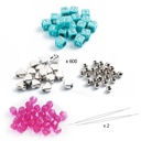 Alphabet Beads, Silver Djeco