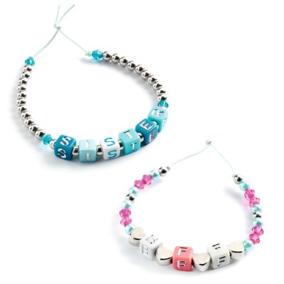 Alphabet Beads, Silver Djeco