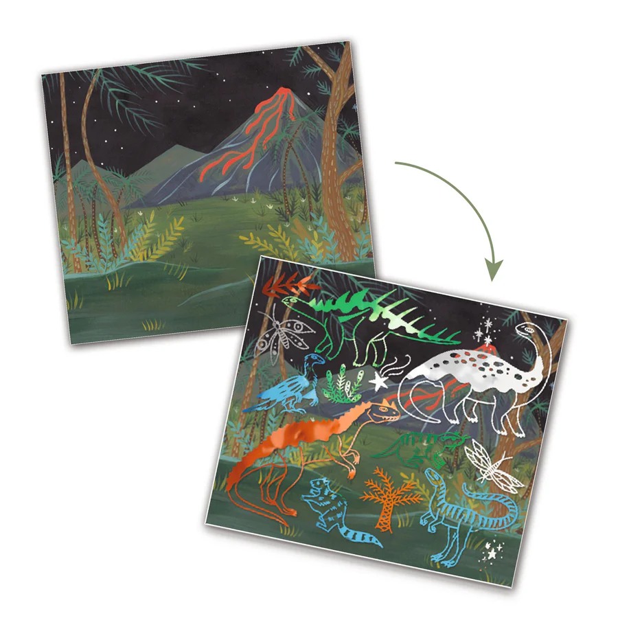 Artistic Patch Metal - Dinosaurus Design By By Djeco