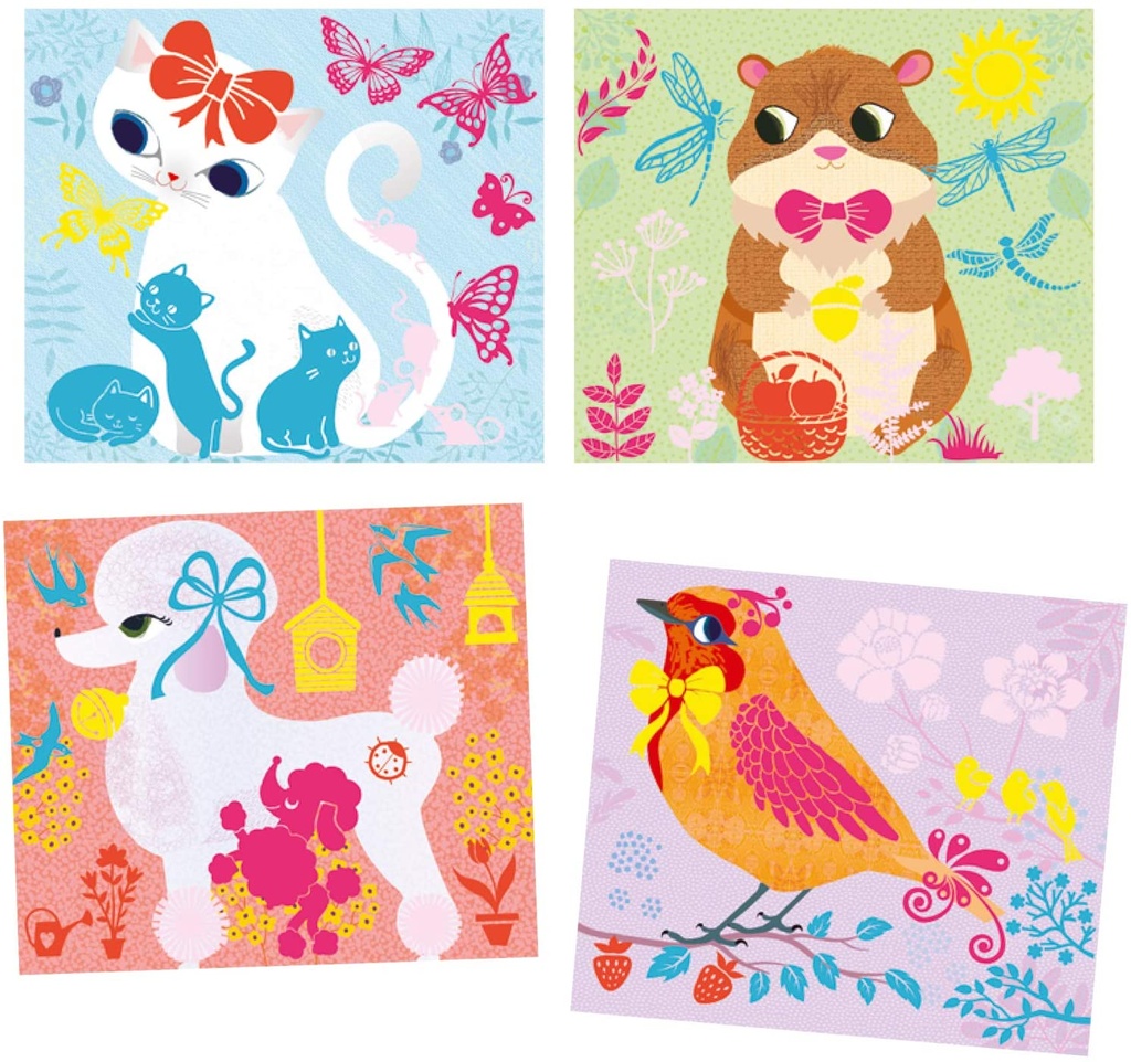 Artistic Patch Velvet - Little Pets Design By By Djeco