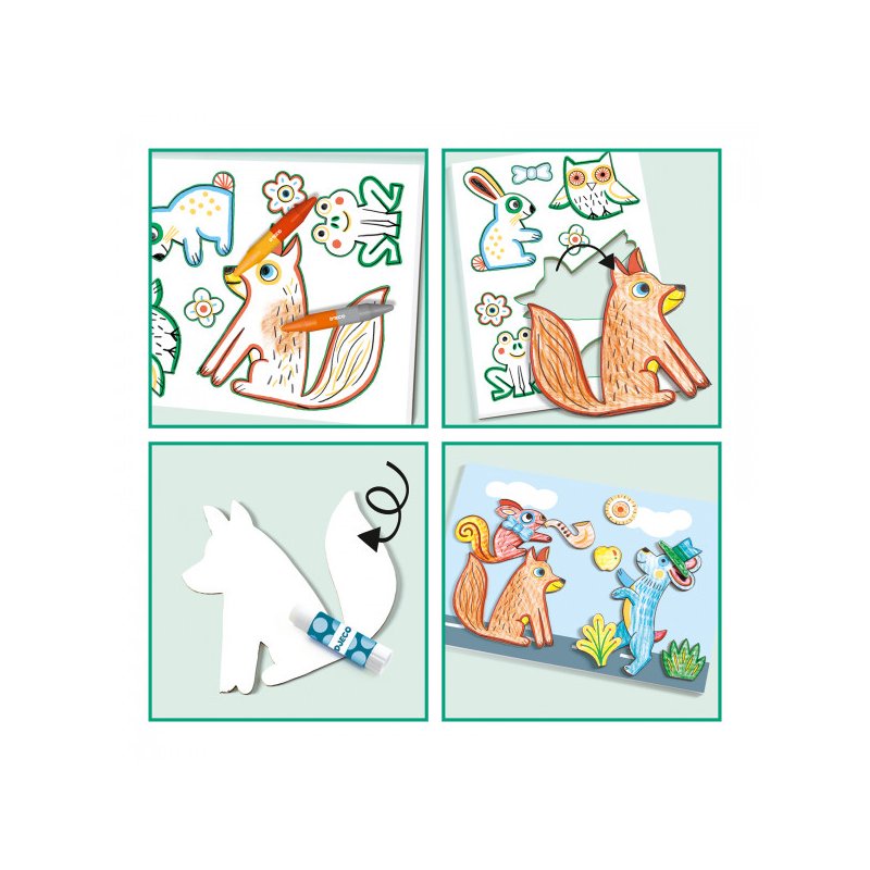 A world to create, animals Design by by Djeco