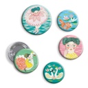Ballerian Lovely Badges Lovely Paper By Djeco
