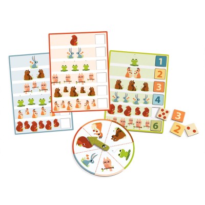 Bingo 1, 2, 3 Numbers Djeco