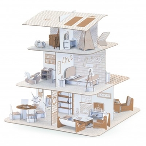 Color Assemble Play Wood Doll’s house Djeco