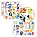 Coloured stickers mums and babies Design by by Djeco