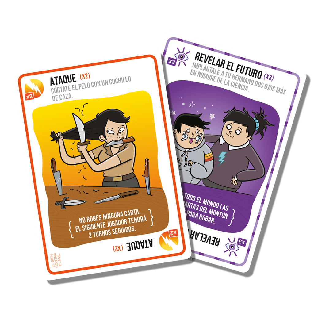 El bien contra el mal Exploding Kittens