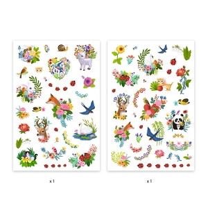 Happy spring Tatoo Design by Djeco