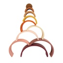 Arcoiris en silicona grande rosa Hopping