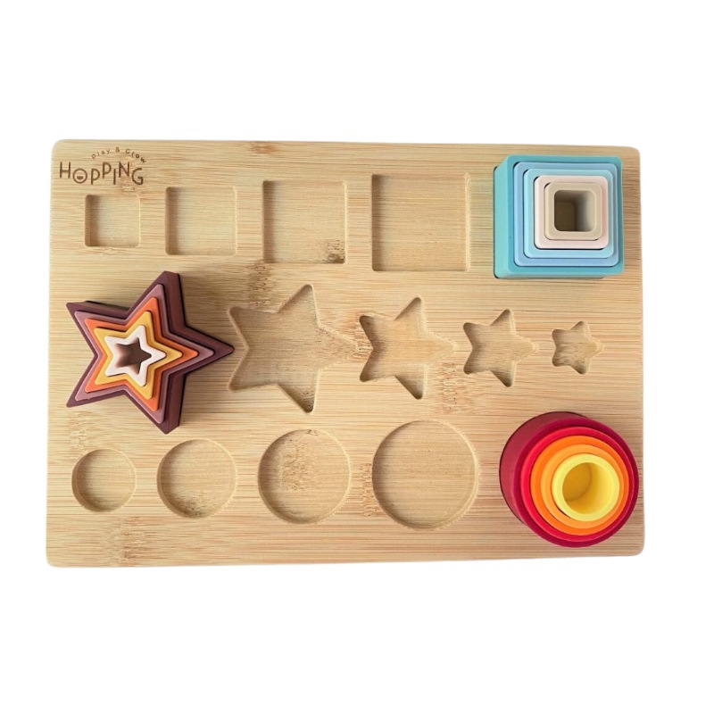 Tablero con formas en silicona Hopping