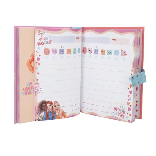 Diario con código secreto y sonido Good Vibes Top Model