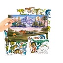 Dino World con Pegatinas en Relieve Depesche