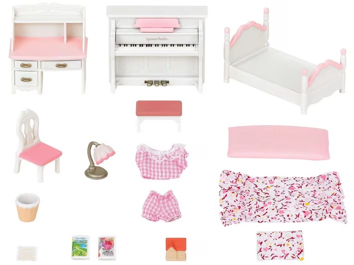 Girl'S Bedroom Set Sylvanian Families