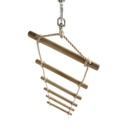 Gibbon® Wooden Swing Set Plum