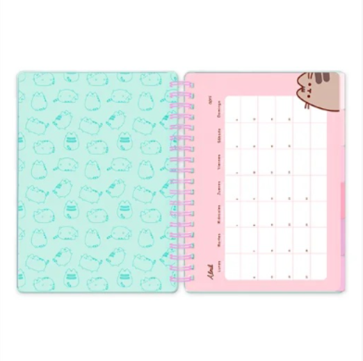 Agenda 2026 Pusheen por día con espiral Mooving