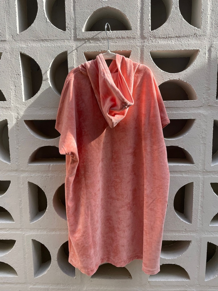 Poncho Beige/Rosa 0-1Y Peekaboo