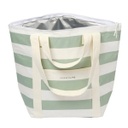 Light Cooler Tote La Palma Sage Stripe Sunnylife