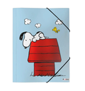 Carpeta con elástico 3 solapas Snoopy Oficio Mooving
