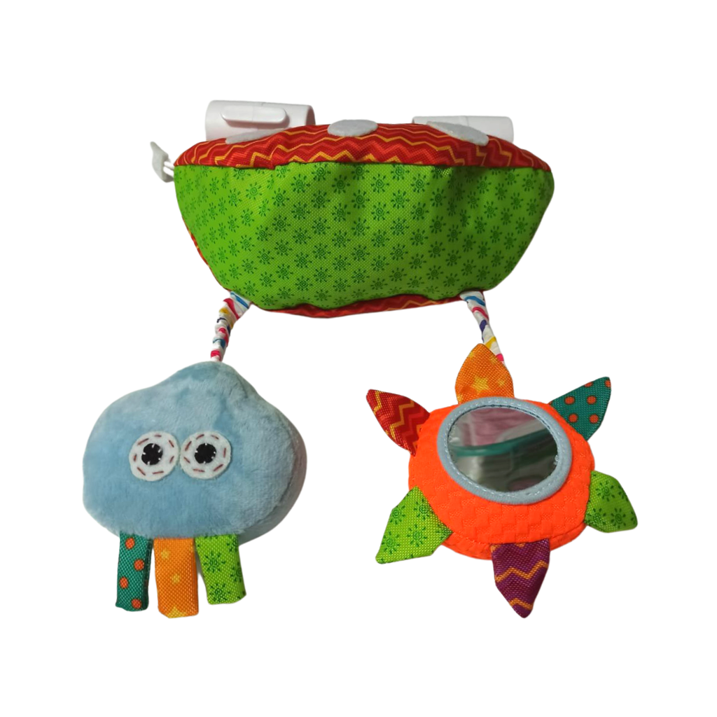 Parasol con colgantes para cochecito