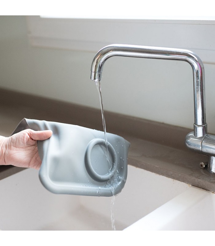 Trona madera multifuncional gris Olmitos