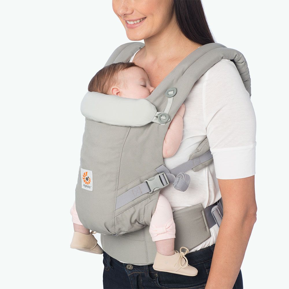 Portabebe ergonomico Pearl Grey liso ERGOBABY