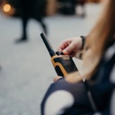 Kidytalk Walkie-talkie Verde &amp; Naranja Kidywolf