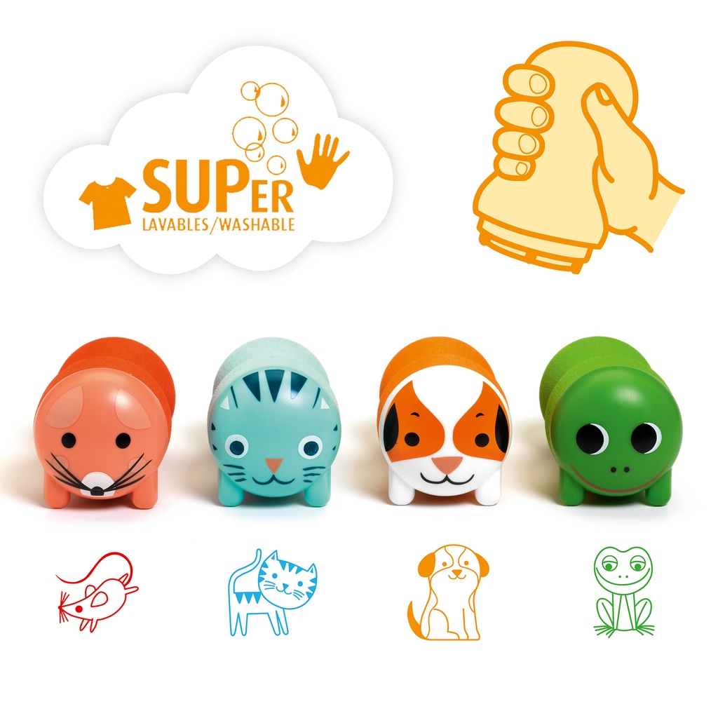 Stamps - Tampons Des Petites Mains Djeco