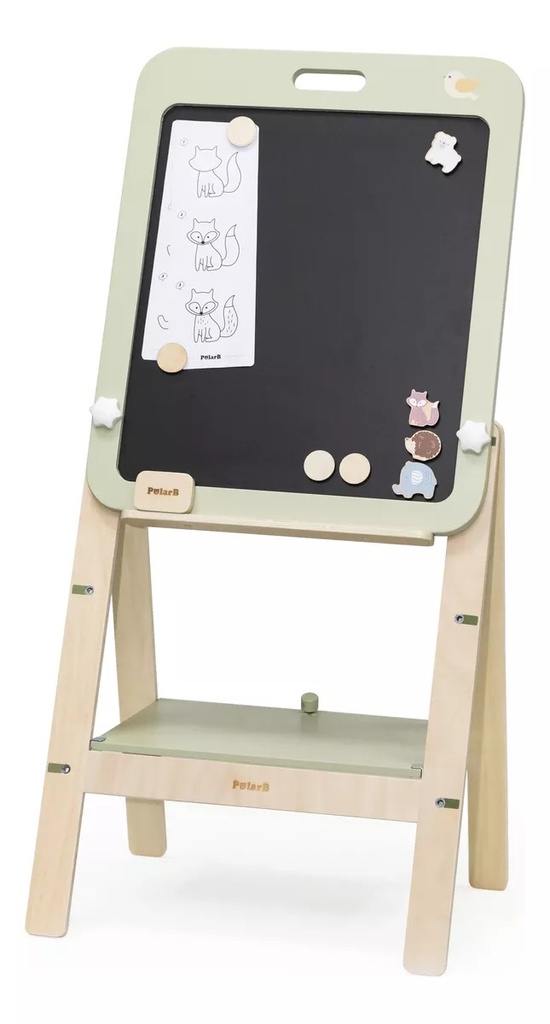 Doble pizarra imantada con altura ajustable Polar B