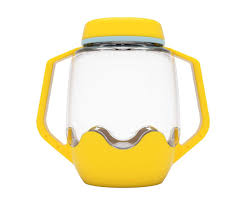 Jarra de juego sensorial yellow Glo Pals