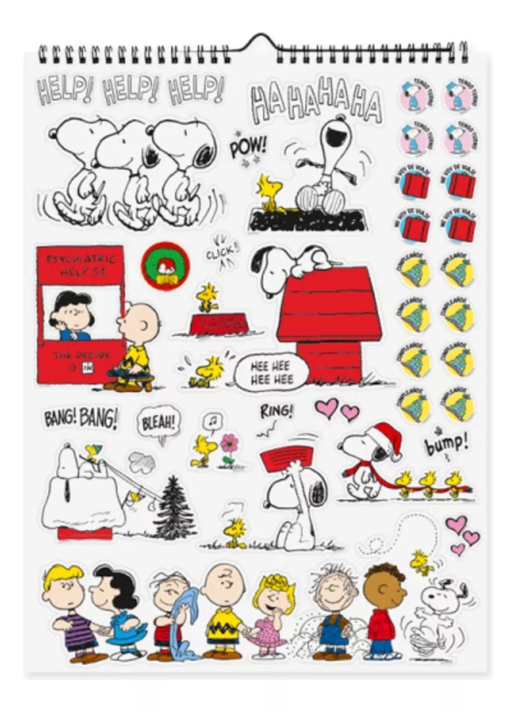 Calendario Snoopy Mooving