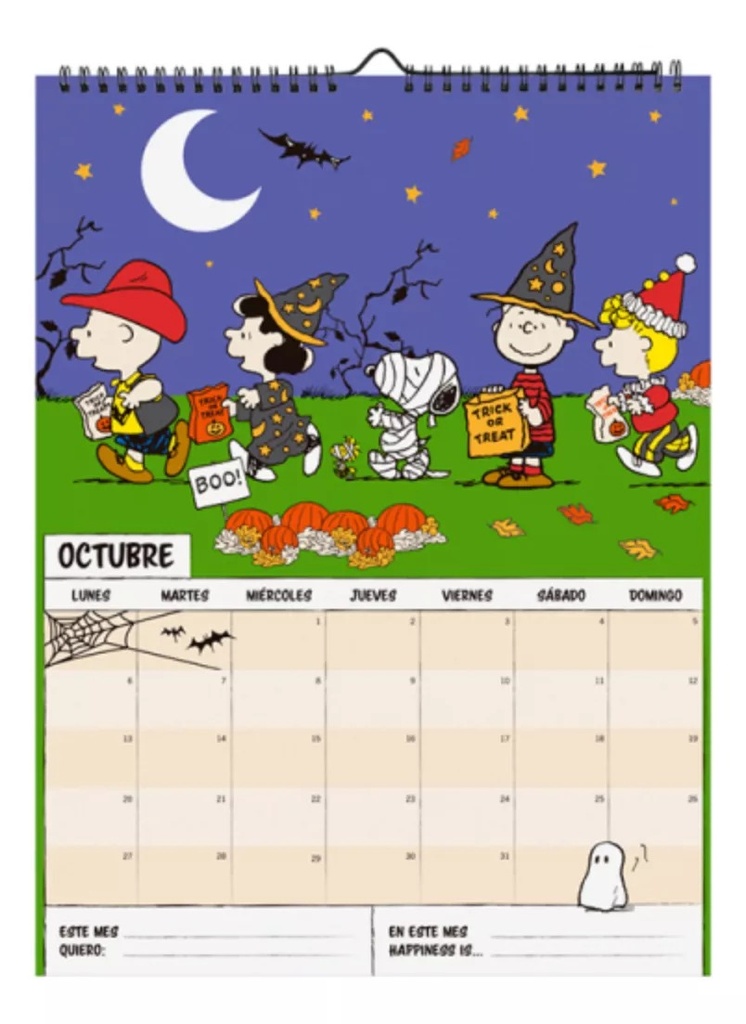 Calendario Snoopy Mooving