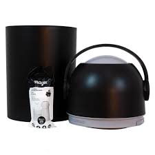 Contenedor para pañales Majestic negro Premium Baby