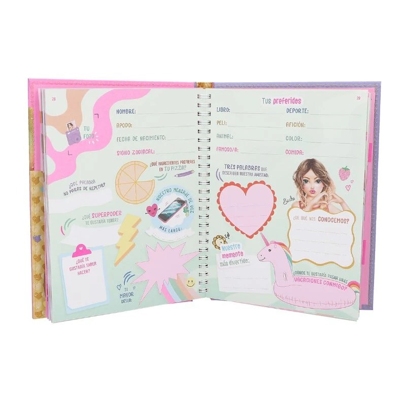 Liibro de mejores amigas Top Model