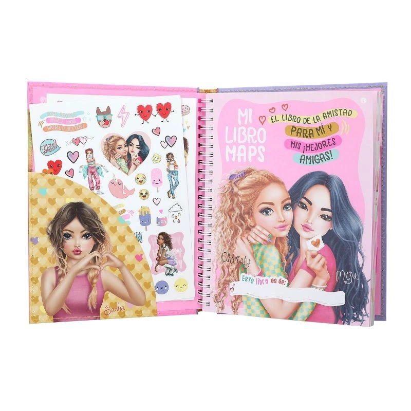 Liibro de mejores amigas Top Model