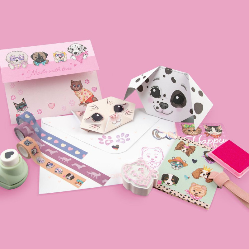 Set de cartas Love KITTY and DOGGY Top Model