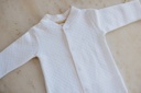Enterizo PIMA Jacquard blanco y beige 3/6 Mon Petit