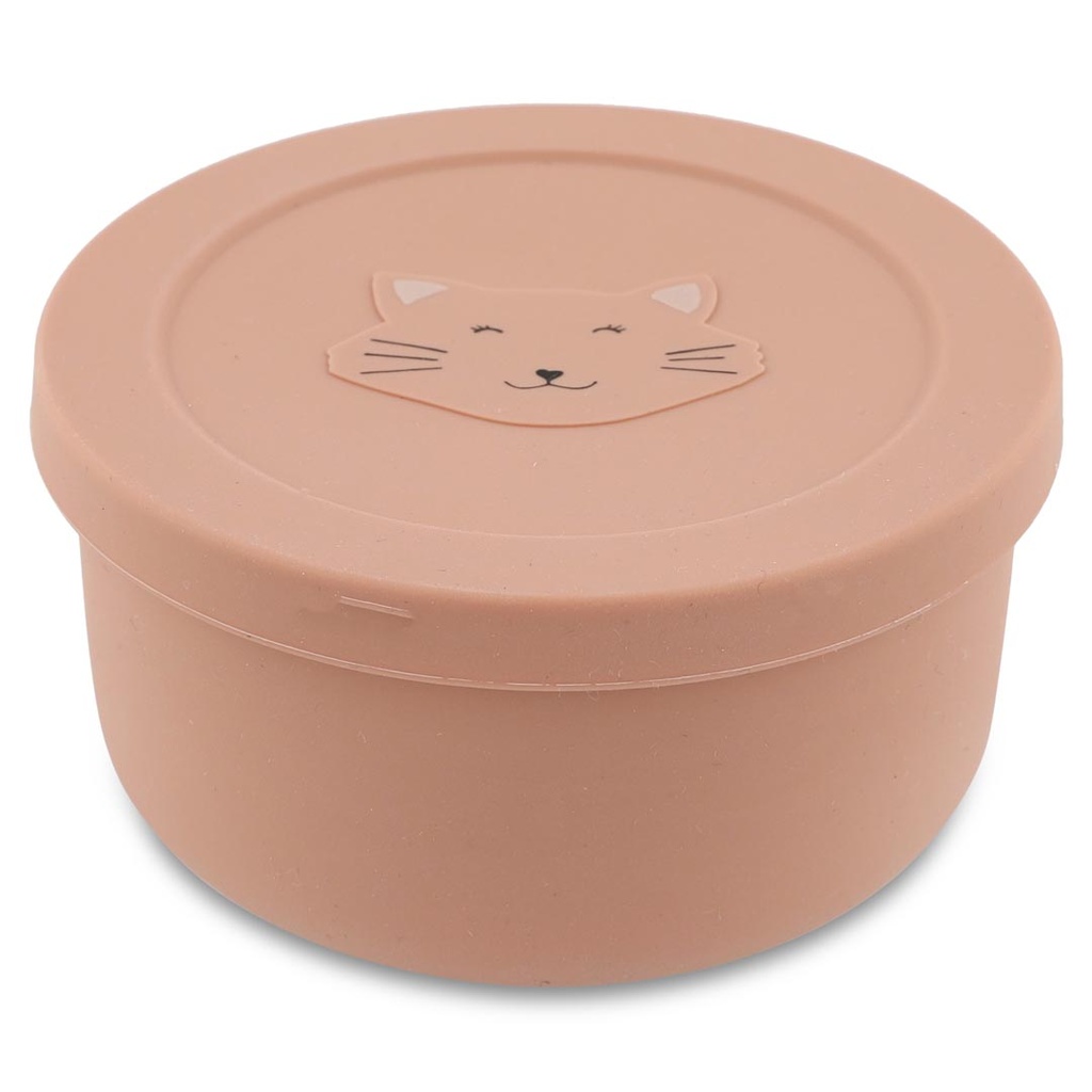 Silicone Snack Pot With Lid - Mrs, Cat Trixie