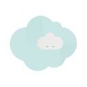 Playmat Head in the clouds (L) - Minty Green Quut