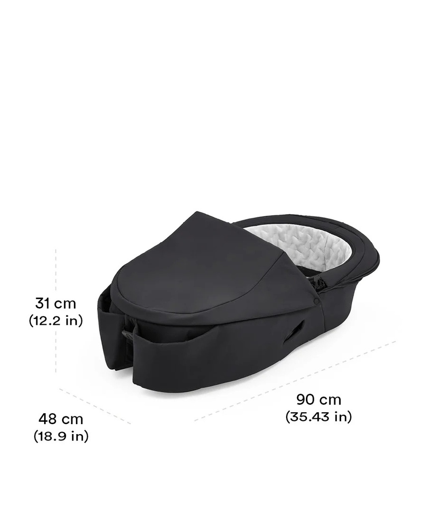 Xplory - Capazo completo negro Stokke