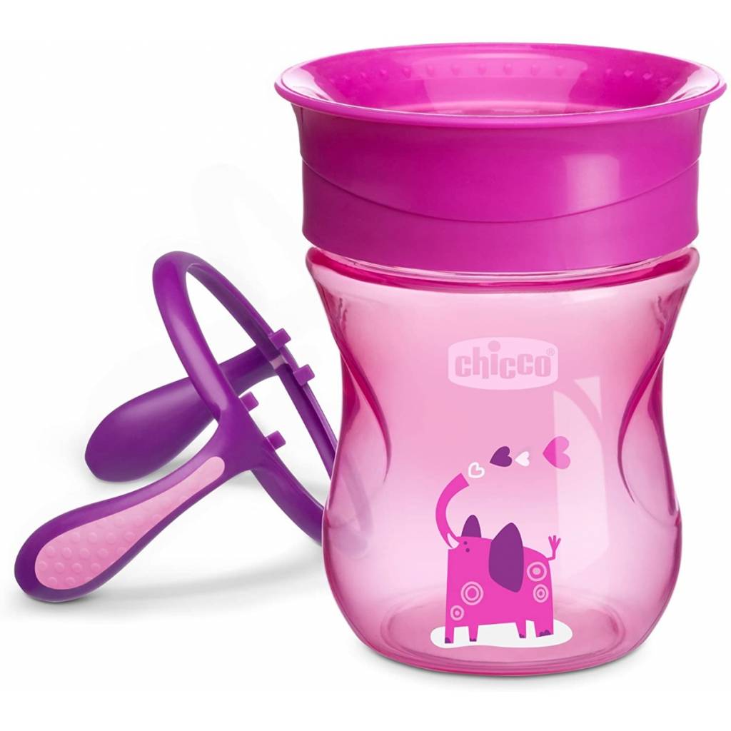 Vaso EVOLUTIVO PERFECT 360 12m+ NIÑA CHICCO