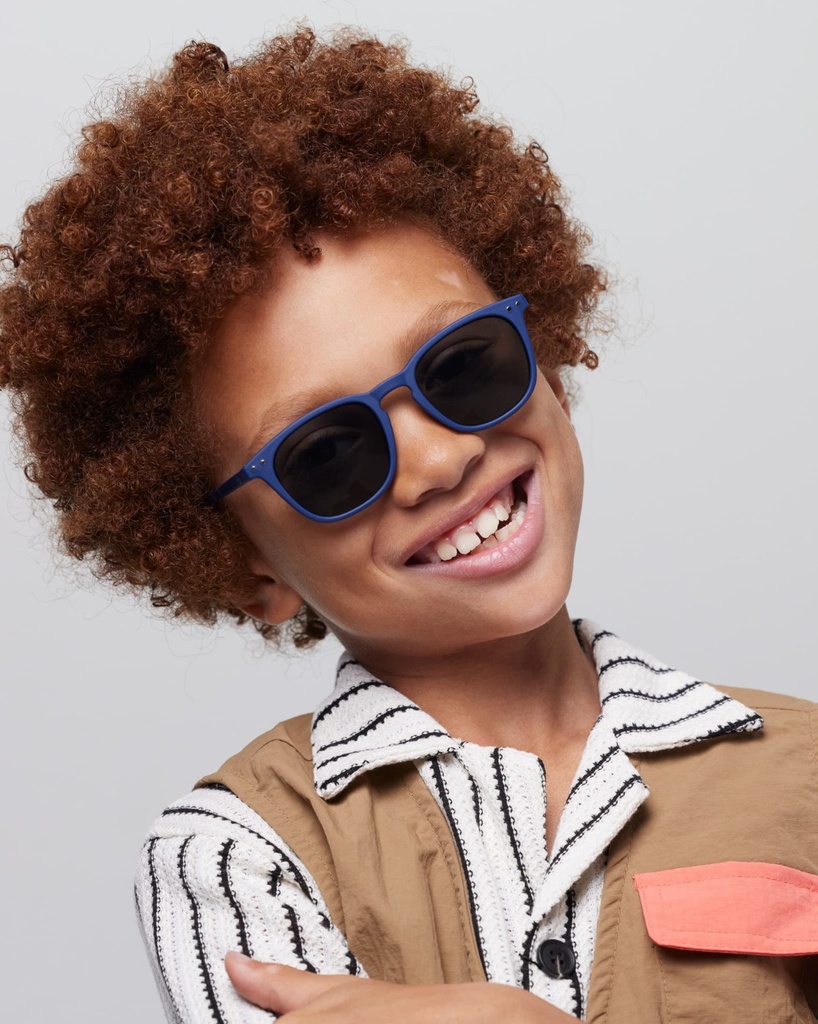 Junior Sun #E Navy Blue Soft Grey Izipizi